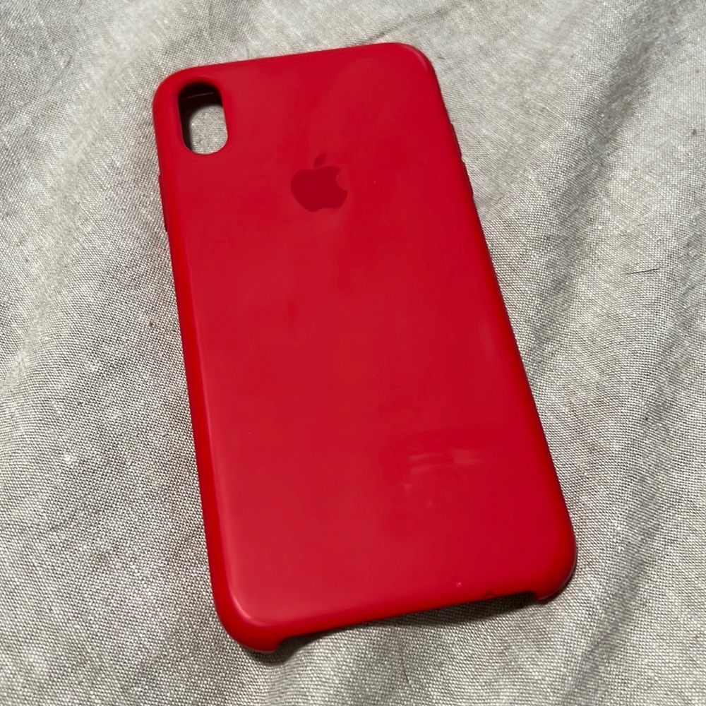 iPhone XS Max genuine Apple product red case